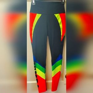 Zumba wear rainbow style legging